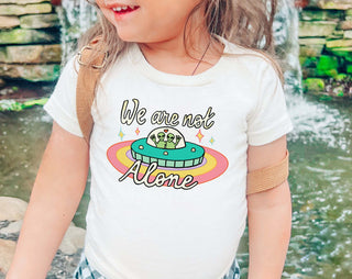 'We are not Alone' Kid's Alien T-shirt