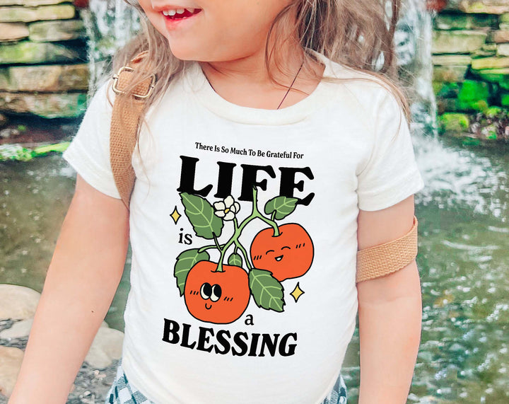 'Life is a Blessing' Kid's T-shirt