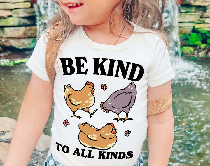 'Be Kind' Kid's Chicken T-shirt