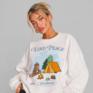 'Find Peace in Nature' Sweatshirt