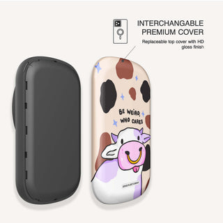 Be weird who cares Magnetic Power Bank