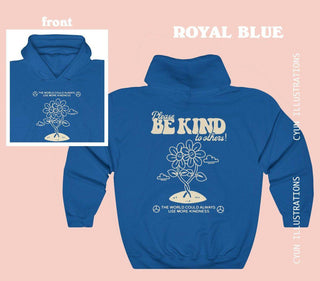 'Be Kind' Cute Trendy Hoodie - Sweatshirts & Hoodies - Kinder Planet Company