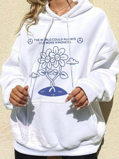 'Be Kind' Cute Trendy Hoodie - Sweatshirts & Hoodies - Kinder Planet Company