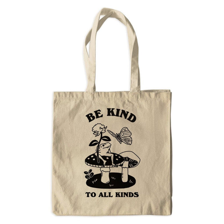 'Be Kind' Frog And Butterfly Tote - Tote Bags & Phone Cases - Kinder Planet Company