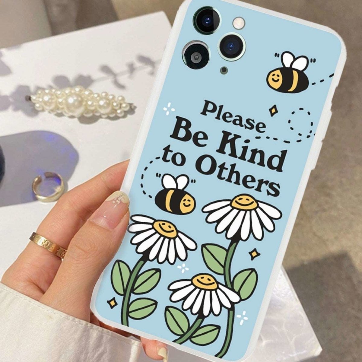 'Be Kind To Others' Retro Phone Case - Tote Bags & Phone Cases - Kinder Planet Company