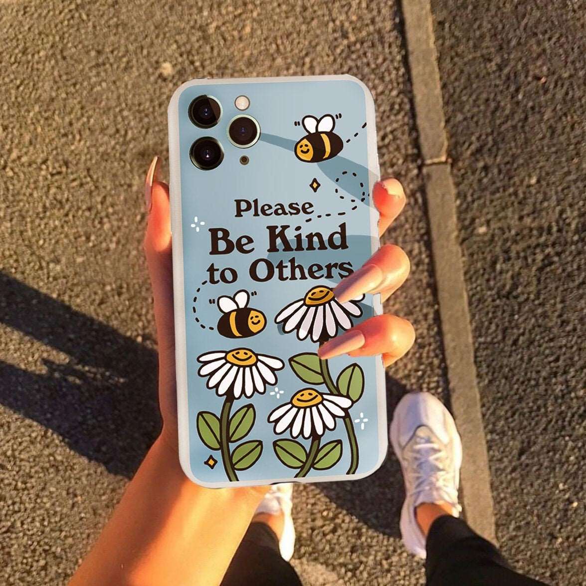 'Be Kind To Others' Retro Phone Case - Tote Bags & Phone Cases - Kinder Planet Company