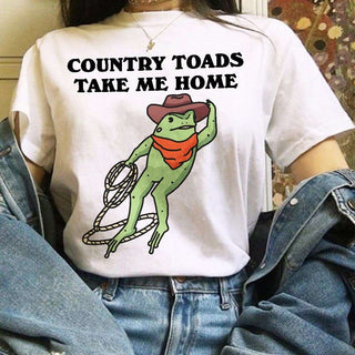 'Country Toads' Cowboy Frog Tshirt - T-shirts - Kinder Planet Company