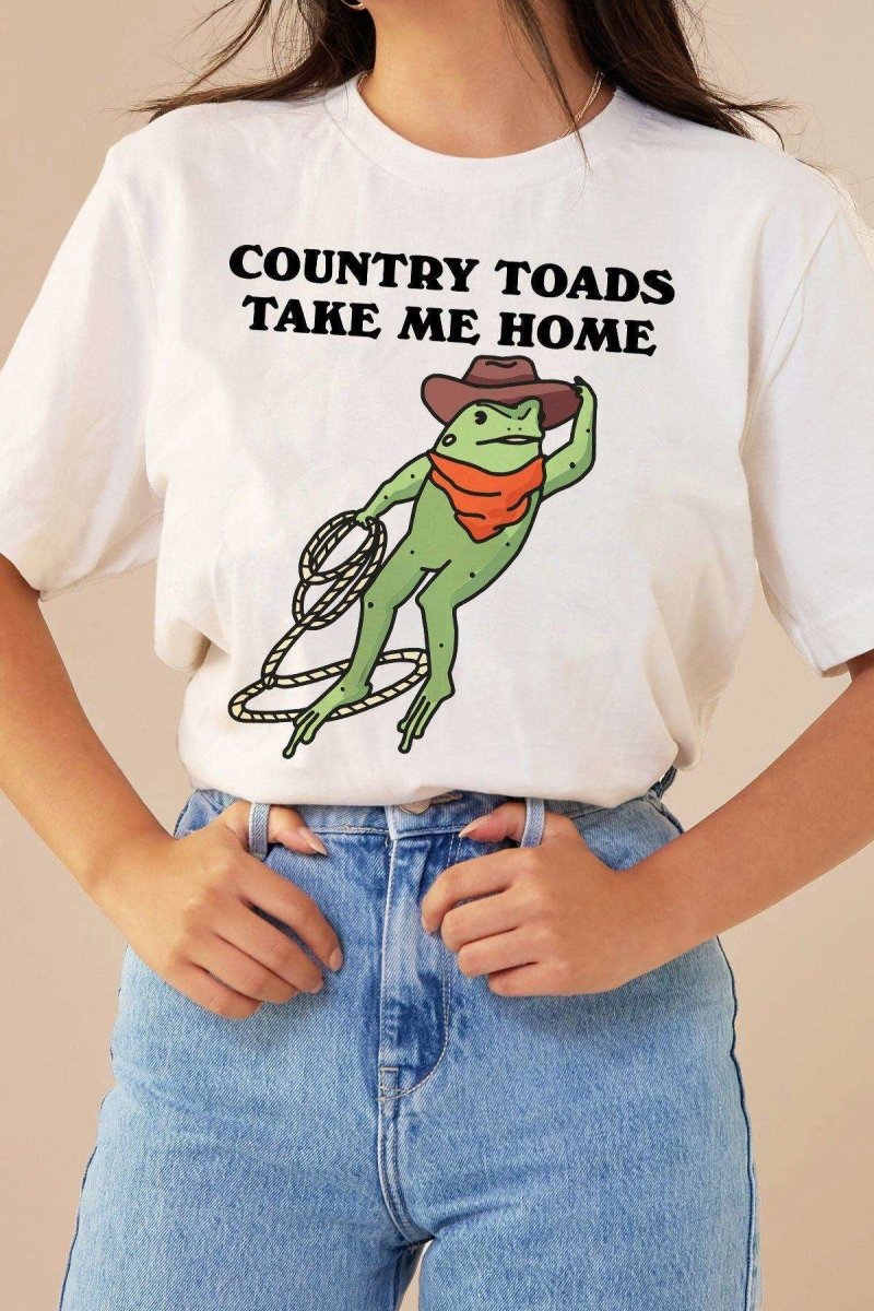 'Country Toads' Cowboy Frog Tshirt - T-shirts - Kinder Planet Company
