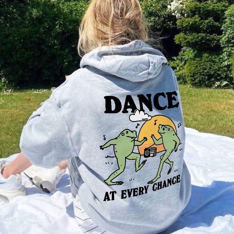 'Dance at every Chance' Frog Hoodie - Sweatshirts & Hoodies - Kinder Planet Company