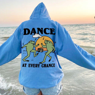 'Dance at every Chance' Frog Hoodie - Sweatshirts & Hoodies - Kinder Planet Company