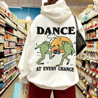 'Dance at every Chance' Frog Hoodie - Sweatshirts & Hoodies - Kinder Planet Company