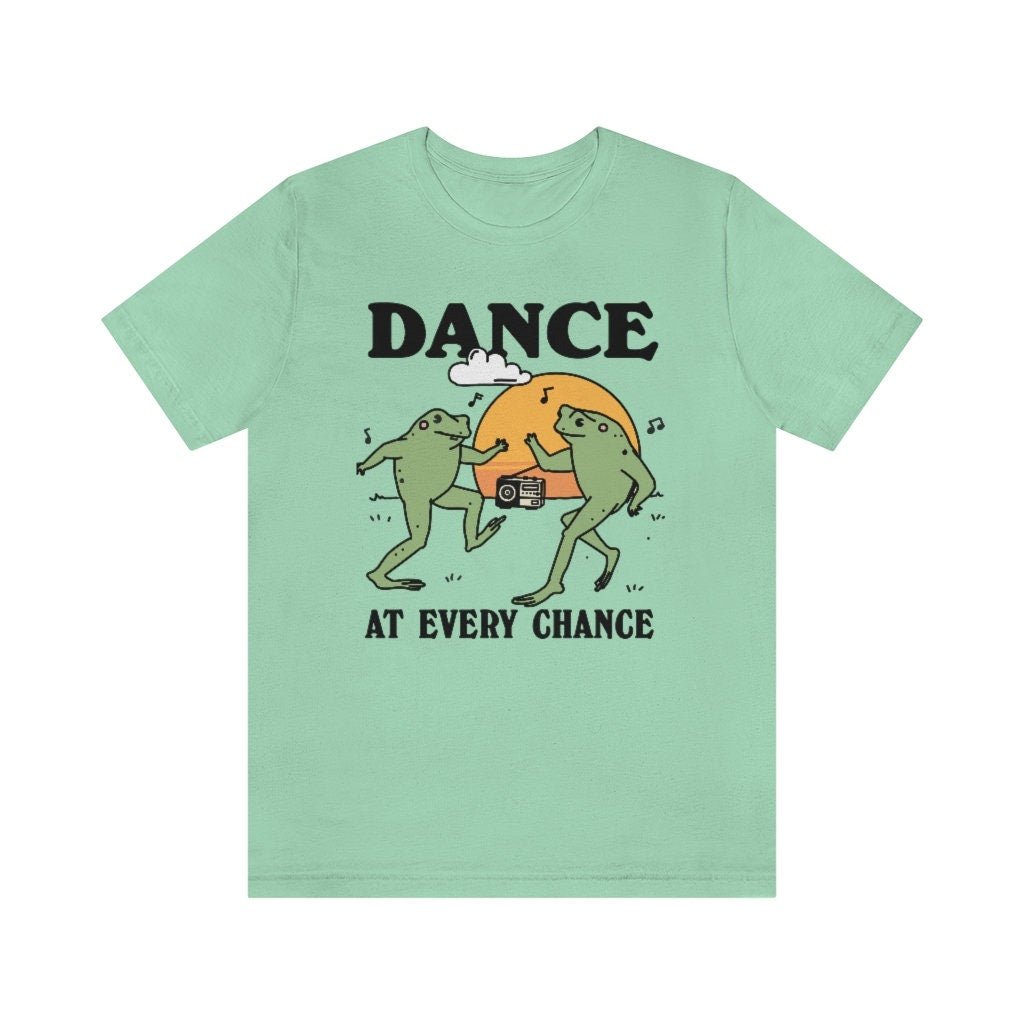 'Dance At Every Chance' Frog Tshirt - T-shirts - Kinder Planet Company