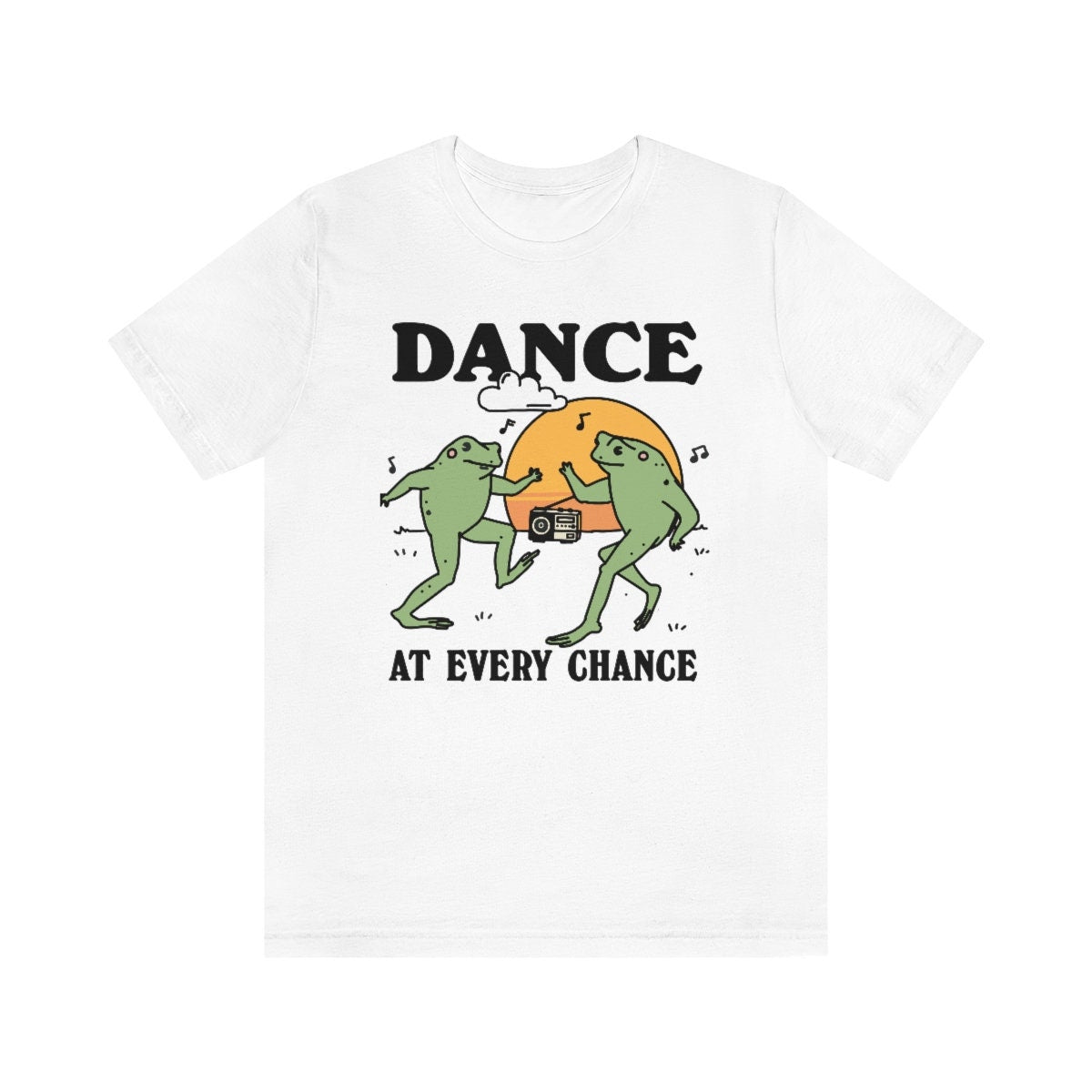 'Dance At Every Chance' Frog Tshirt - T-shirts - Kinder Planet Company