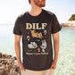 Dark 'DILF Damn I Love Felines' Tshirt - T-shirts - Kinder Planet Company