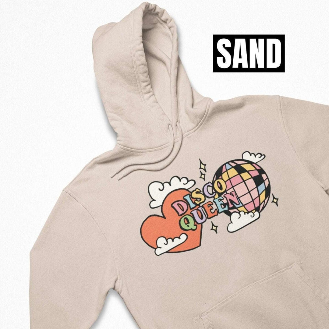 'Disco Queen' Groovy Hoodie - Sweatshirts & Hoodies - Kinder Planet Company