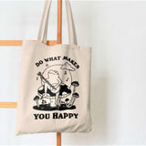 'Do What Makes You Happy' Banjo Frog Tote - Tote Bags & Phone Cases - Kinder Planet Company