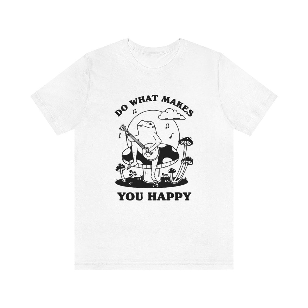 'Do What Makes You Happy' Frog Tshirt - T-shirts - Kinder Planet Company