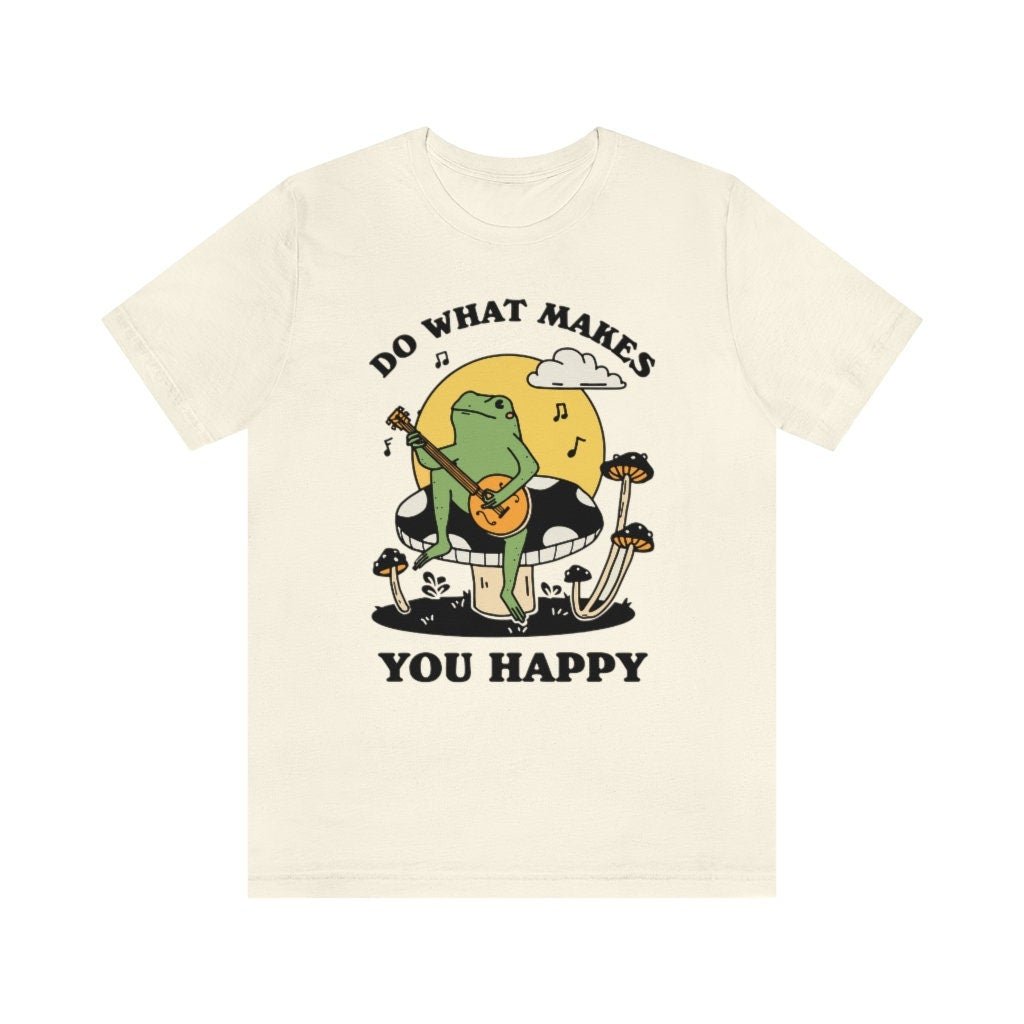 'Do What Makes You Happy' Frog Tshirt - T-shirts - Kinder Planet Company