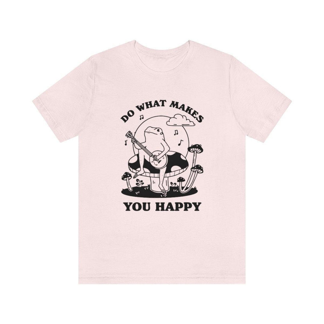 'Do What Makes You Happy' Frog Tshirt - T-shirts - Kinder Planet Company