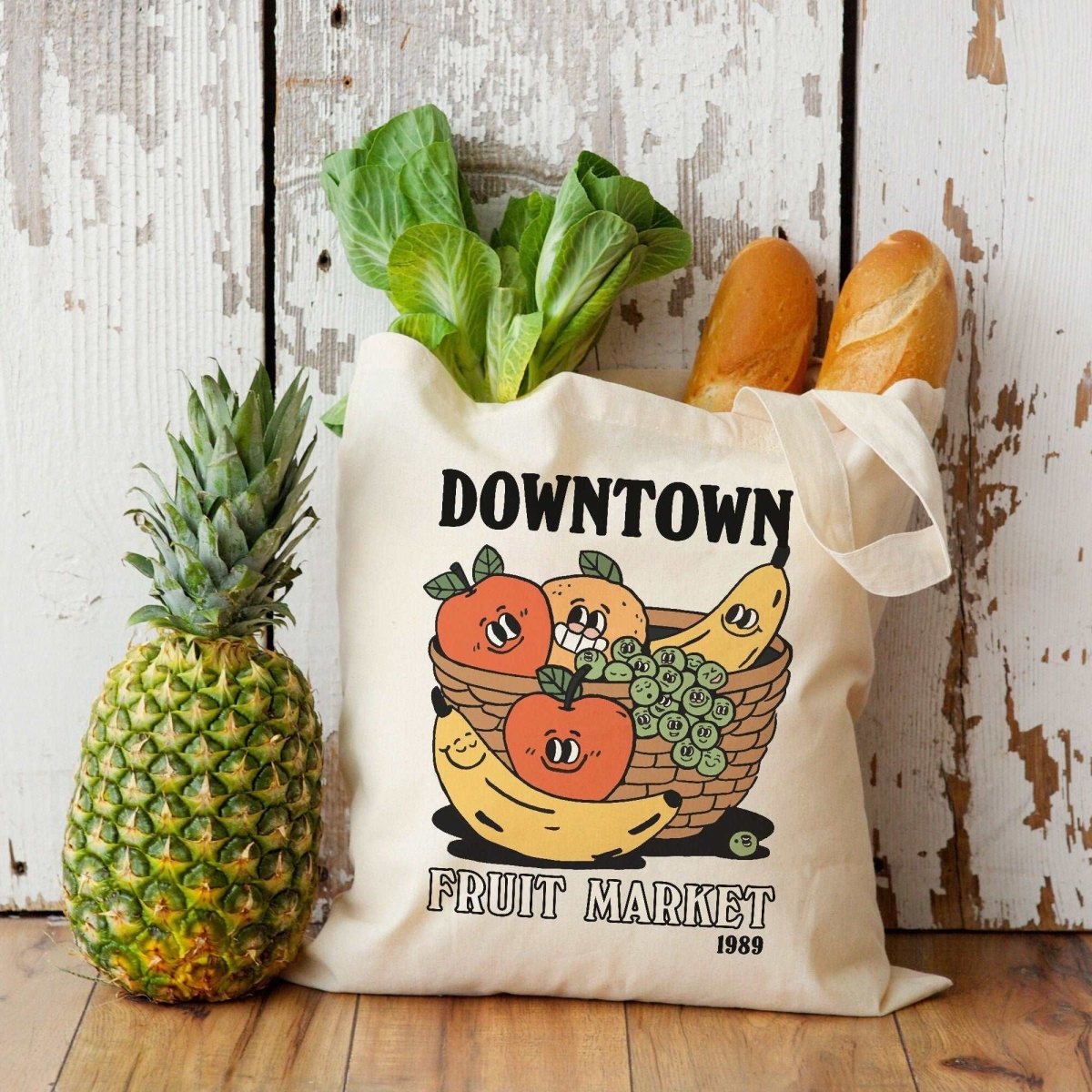 Fruit Market Tote Kinder Planet Company