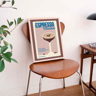 'Espresso Martini' Cocktail Recipe Print - Kinder Planet Company