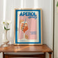 Framed "Aperol Spritz" Print - Framed Prints - Kinder Planet Company