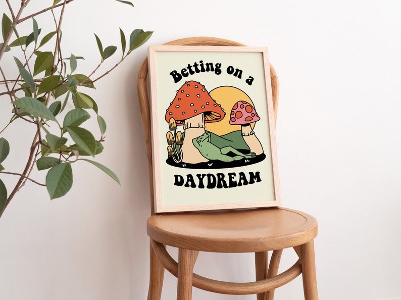 Framed "Betting On A Daydream" Print - Framed Prints - Kinder Planet Company