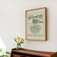 Framed "Not All Growth Is Seen" Print - Framed Prints - Kinder Planet Company