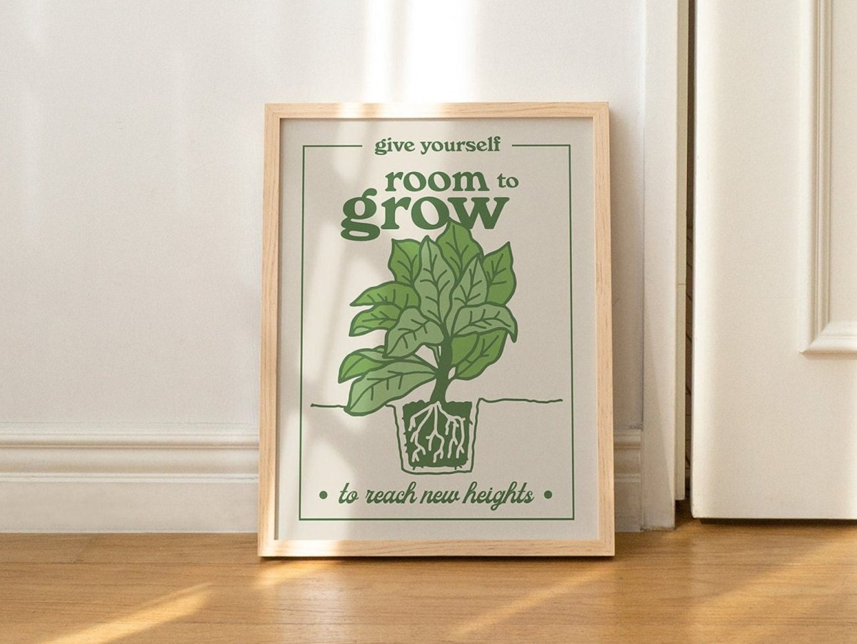 Framed "Room To Grow" Print - Framed Prints - Kinder Planet Company