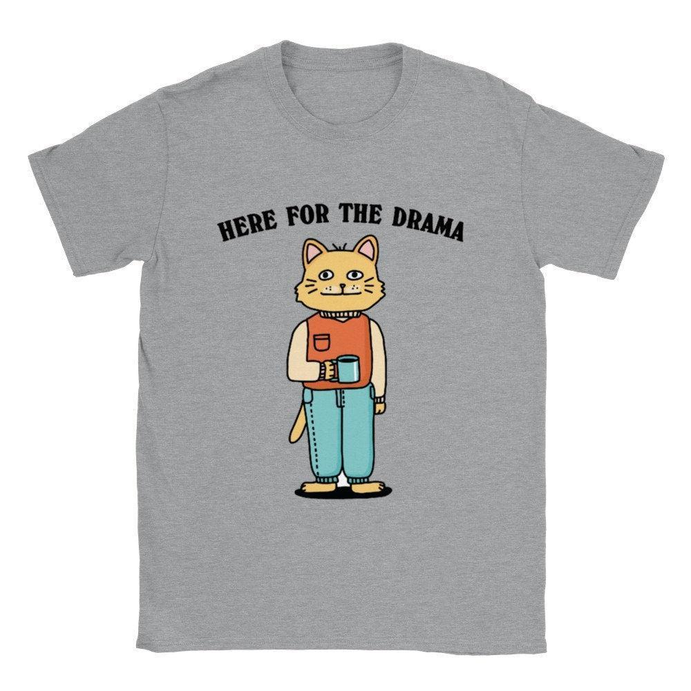 Funny Graphic Tee, Cat Meme T - Kinder Planet Company