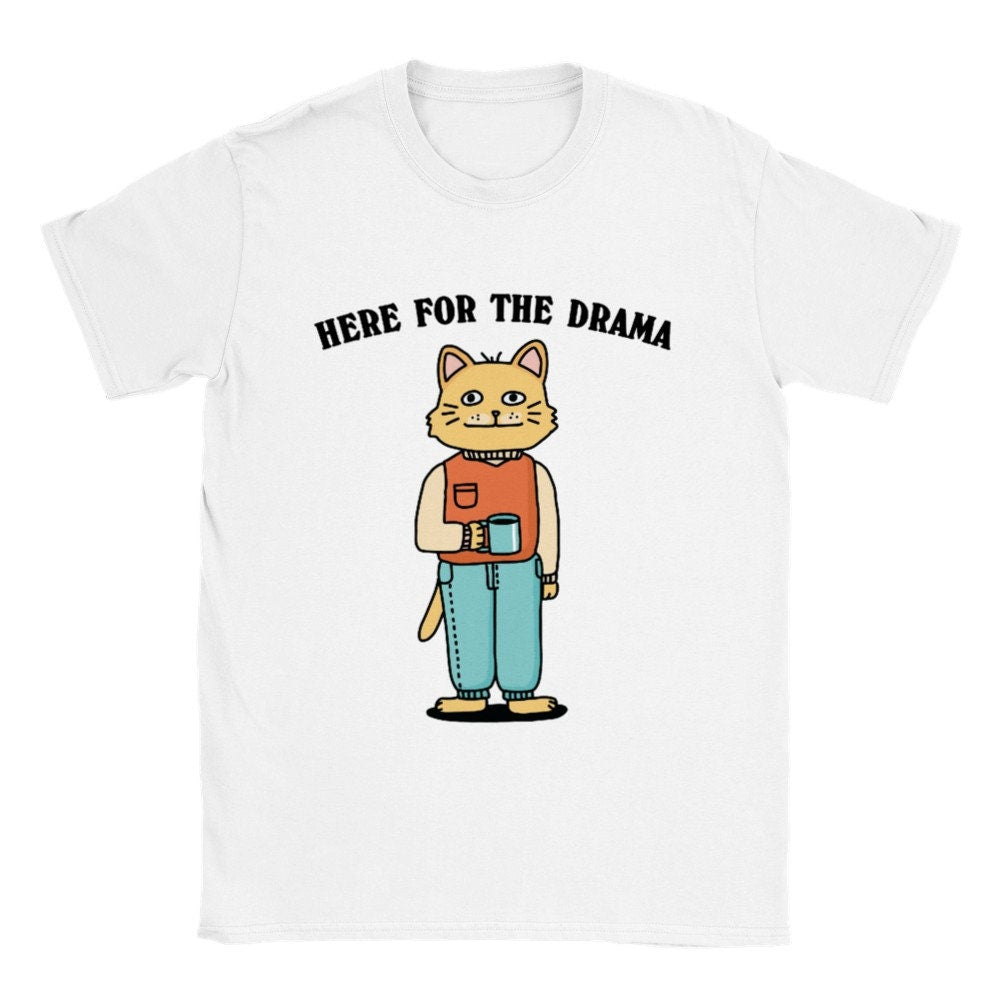 Funny Graphic Tee, Cat Meme T - Kinder Planet Company