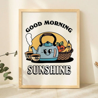 'Good Morning Sunshine' Kitchen Print - Art Prints - Kinder Planet Company