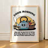 'Good Morning Sunshine' Kitchen Print - Art Prints - Kinder Planet Company