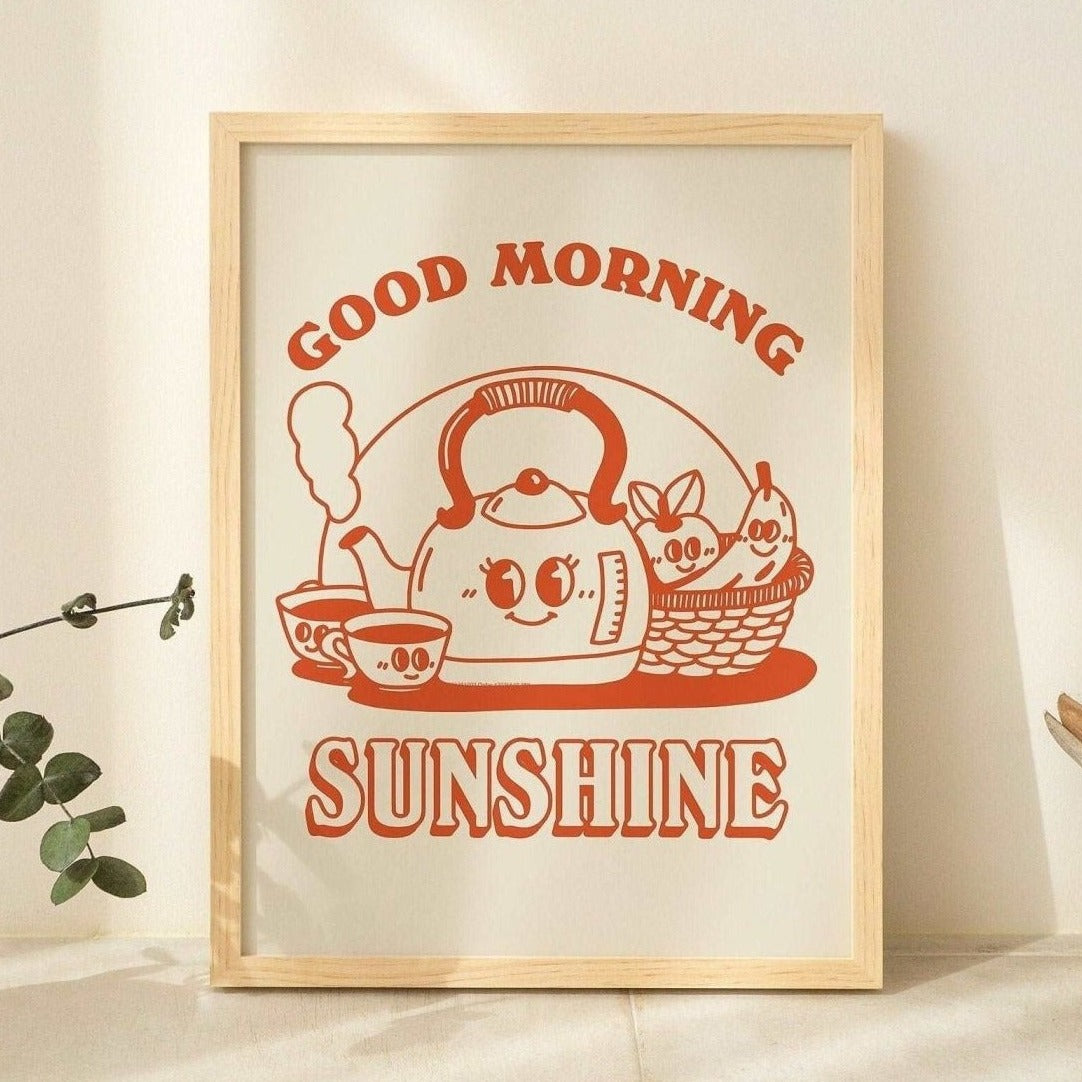 'Good Morning Sunshine' Print - Art Prints - Kinder Planet Company
