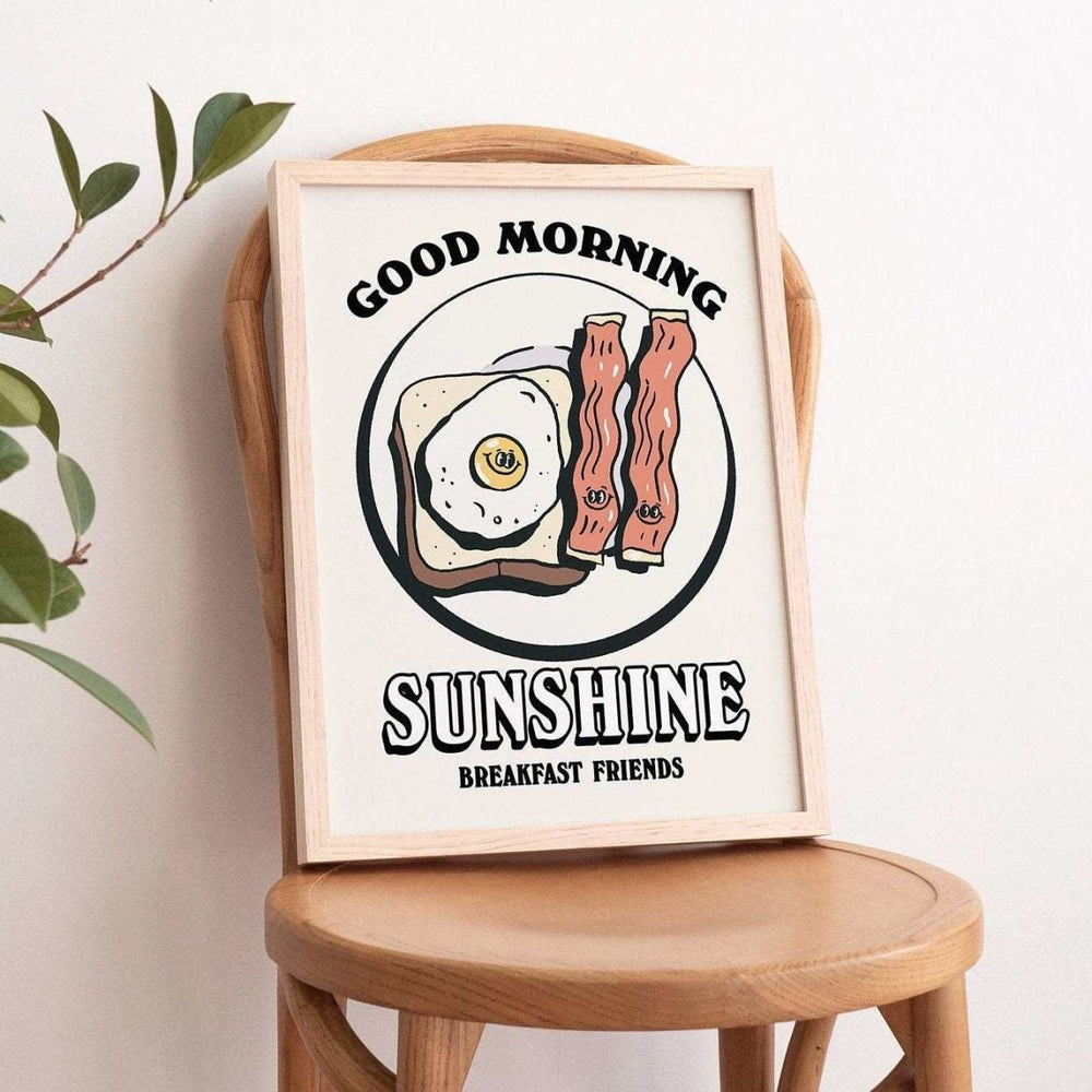 'Good Morning Sunshine' Wall Print - Art Prints - Kinder Planet Company