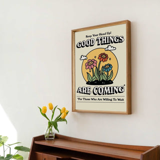 'Good Things Are Coming' Positive Print - Art Prints - Kinder Planet Company