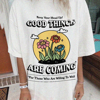 'Good Things Are Coming' Tshirt - T-shirts - Kinder Planet Company