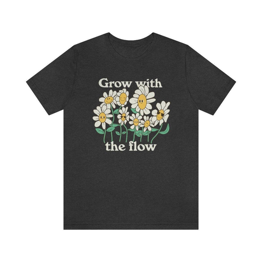 'Grow With The Flow' Dark Tshirt - T-shirts - Kinder Planet Company