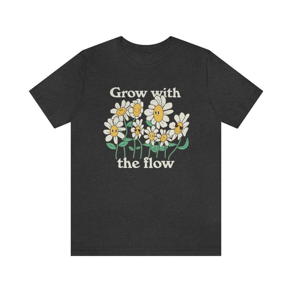 'Grow With The Flow' Light Tshirt - T-shirts - Kinder Planet Company
