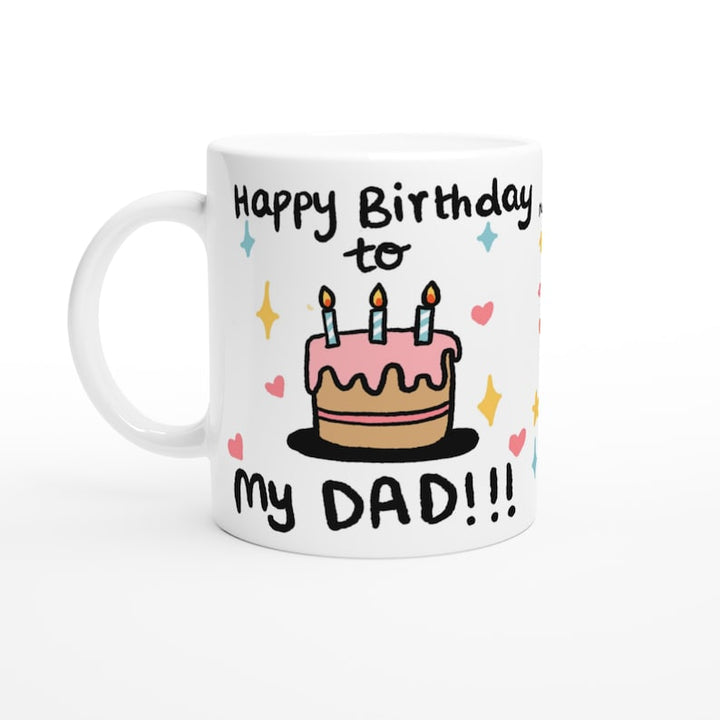 'Happy Birthday Dad' Mug - Mugs - Kinder Planet Company