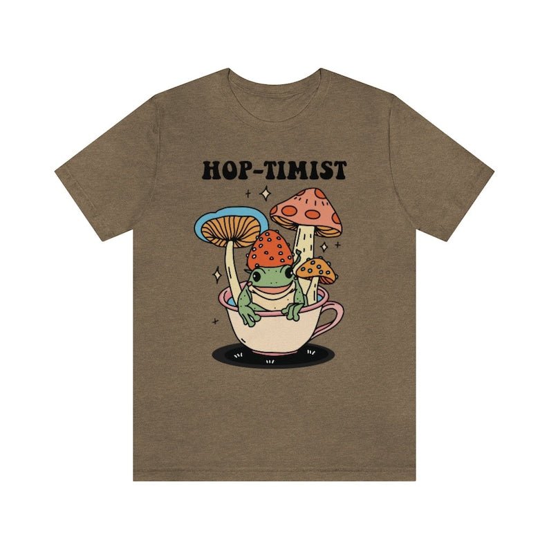 'Hop-Tomist' Frog Tshirt - T-shirts - Kinder Planet Company