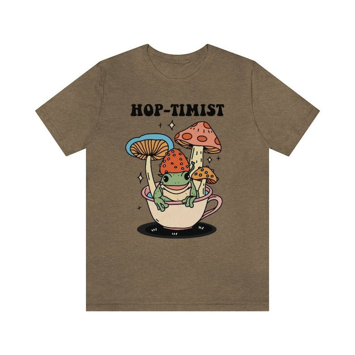 'Hop-Tomist' Frog Tshirt - T-shirts - Kinder Planet Company