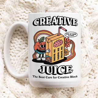 'Creative Juice' Retro Coffee Mug