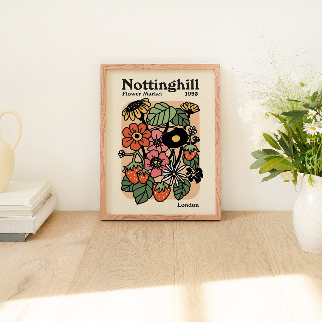 'Nottinghill Flower Market' Print