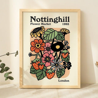 'Nottinghill Flower Market' Print