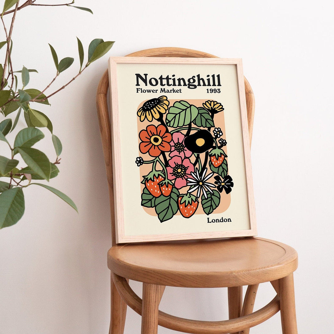 'Nottinghill Flower Market' Print