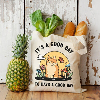 'It's a Good Day To Have a Good Day' Tote Bag - Tote Bags & Phone Cases - Kinder Planet Company