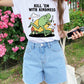 'Kill Em With Kindness' Frog Tshirt - T-shirts - Kinder Planet Company