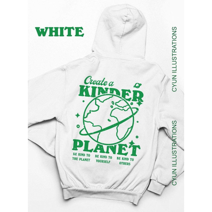 'Kinder Planet' Trendy Graphic Hoodie - Sweatshirts & Hoodies - Kinder Planet Company