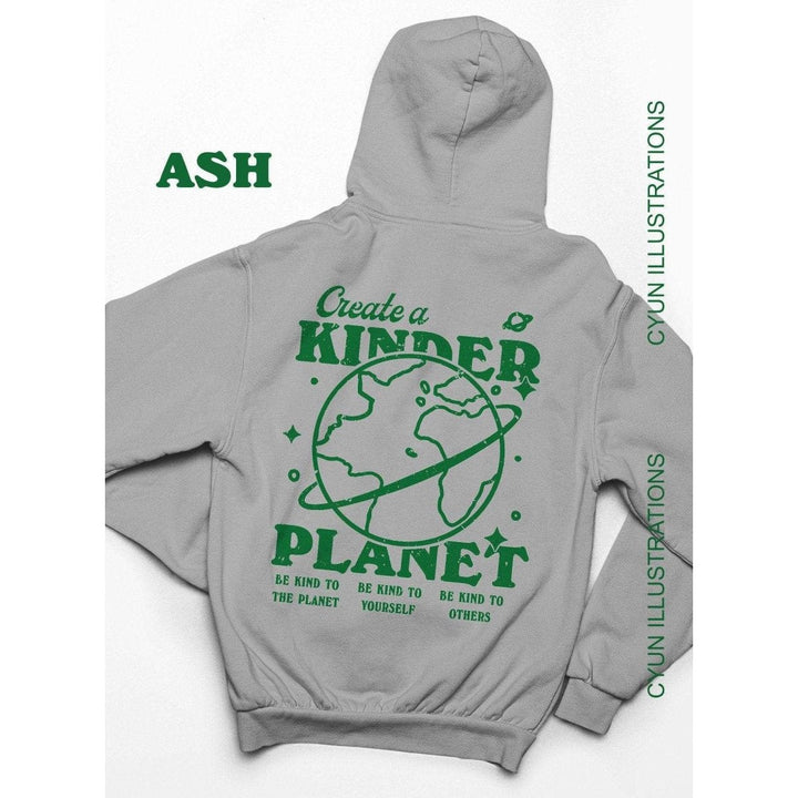 'Kinder Planet' Trendy Graphic Hoodie - Sweatshirts & Hoodies - Kinder Planet Company